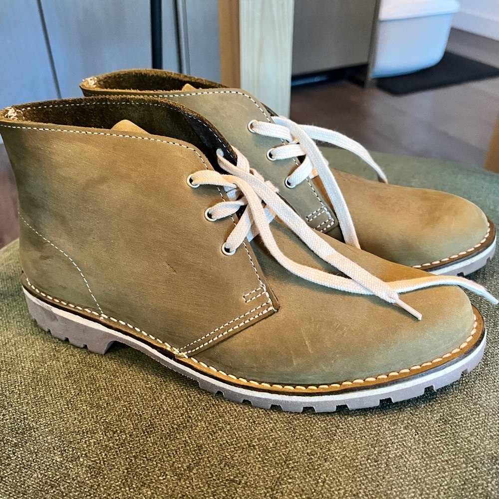 McKinlays Desert Olive Green Boot (Handmade in New Zealand)